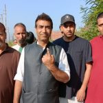 Dr. Bilal Ahmad Bhat Casts His First Vote in 47 Years, Running as Independent Candidate in Pampore Constituency