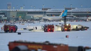 Delta Jet Overturns in Toronto Crash, Injuring at Least 17