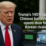 Trump’s 145% Tariff on Chinese Batteries Could Be a Game-Changer for Korean Manufacturers