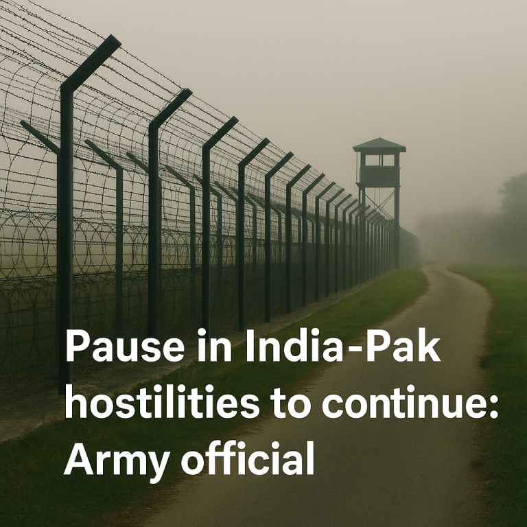 Hope for Peace Lives On India-Pakistan Ceasefire to Continue