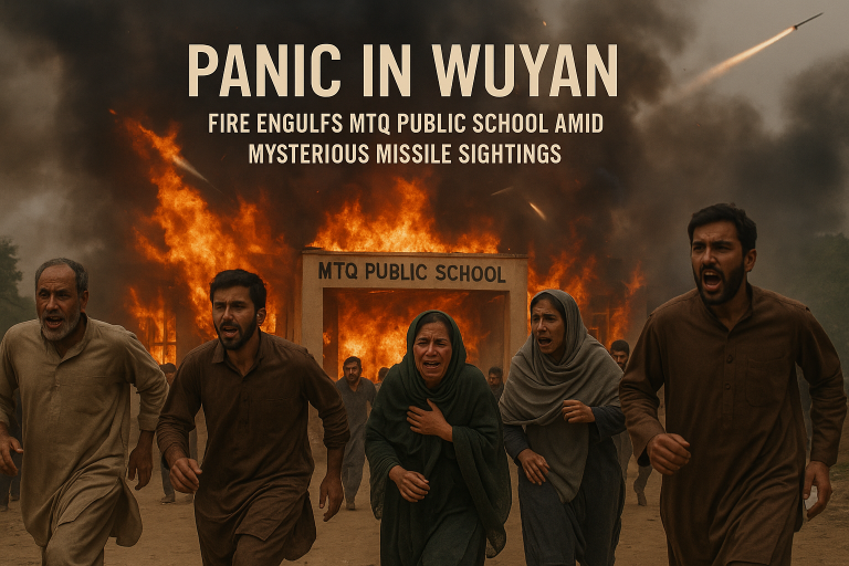 Tragedy Strikes Wuyan, Pulwama MTQ Public School Engulfed in Flames Amid Mysterious Missile Sightings