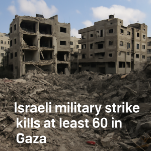 When Grief Becomes a Daily Reality At Least 60 Killed in Gaza Airstrikes