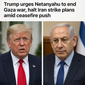 Trump to Netanyahu Time to End the War in Gaza and Dial Back Iran Strike Talk