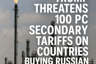 Trump Issues Stark Tariff Warning Over Russian Energy Ties