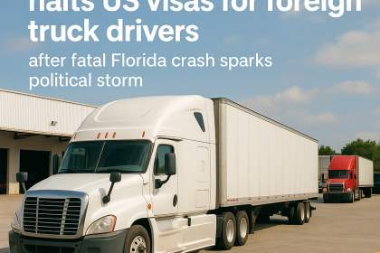 Trump Administration Halts US Visas for Foreign Truck Drivers Following Fatal Crash A Human-Centered Look at the Controversy