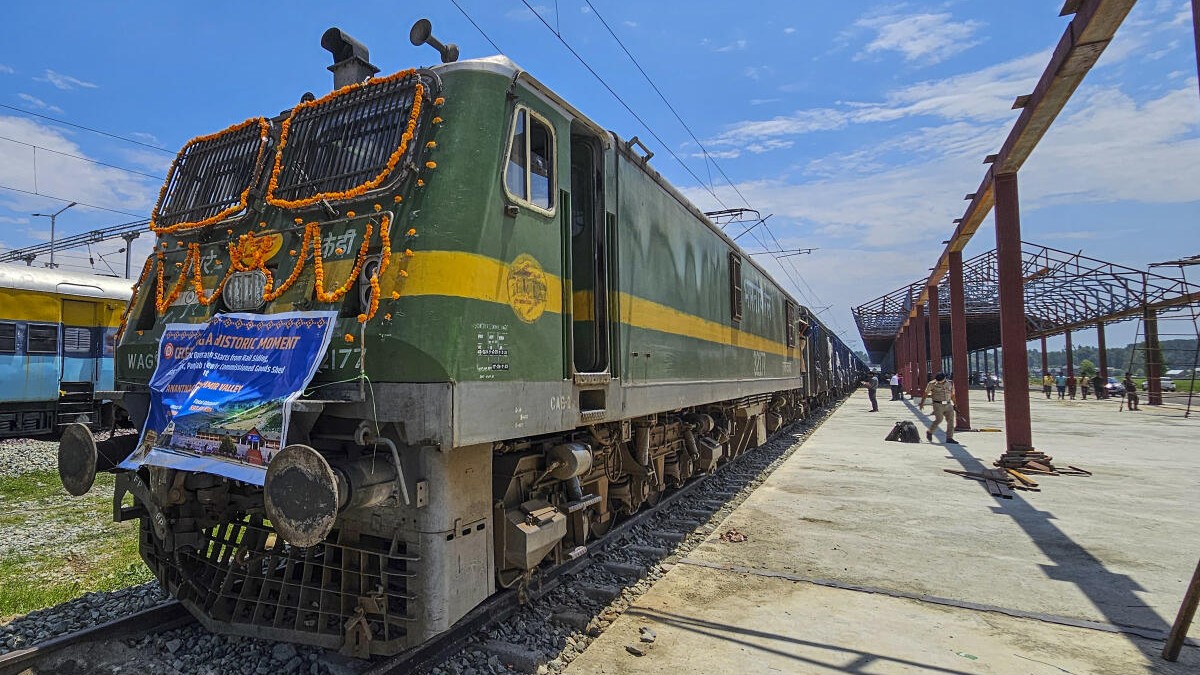 First-Ever Freight Train Reaches Kashmir: A New Dawn for Connectivity and Trade