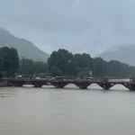 Rising Waters, Rising Concern: Human Alert Issued as Jhelum Breaches Flood Mark at Sangam