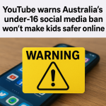 YouTube Warns: Australia’s Under-16 Social Media Ban May Not Make Kids Safer Online