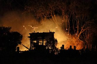 Japan Blaze Forces Mass Evacuation; One Person Still Missing