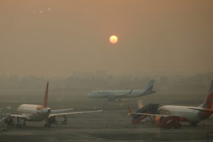 Over 100 Flights Cancelled at Delhi Airport as Dense Fog and Smog Grip the City