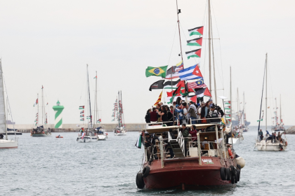 Israel intercepts Gaza-bound flotilla in international waters, detains over 170 activists