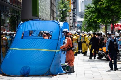 Tokyo mall evacuated after spraying incident injures around 20 people