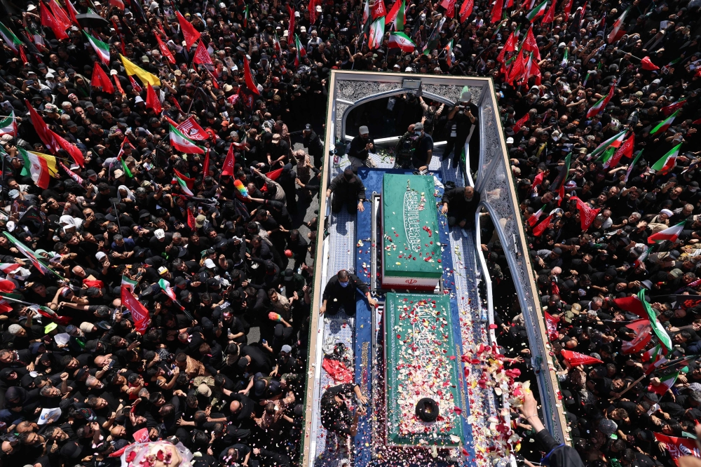 Iran bids farewell to Ali Khamenei as millions gather in Tehran for a historic funeral procession