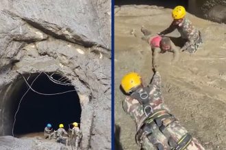 Nepali army drills into hydropower tunnel as rescue teams race to reach more than 100 trapped workers
