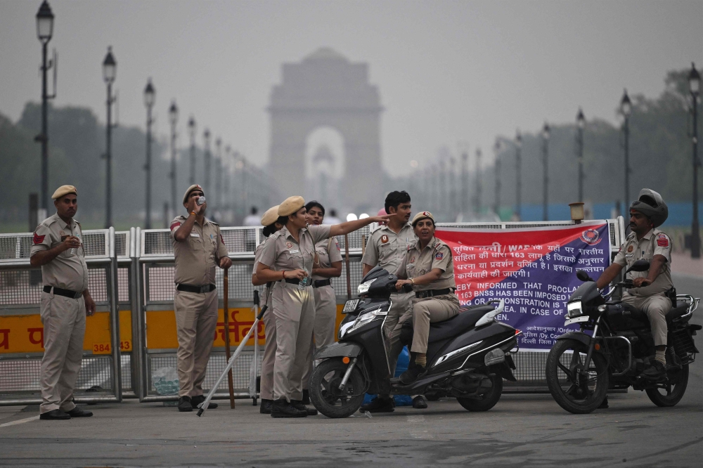 India deploys police, restricts transport ahead of major protest demanding election chief resign